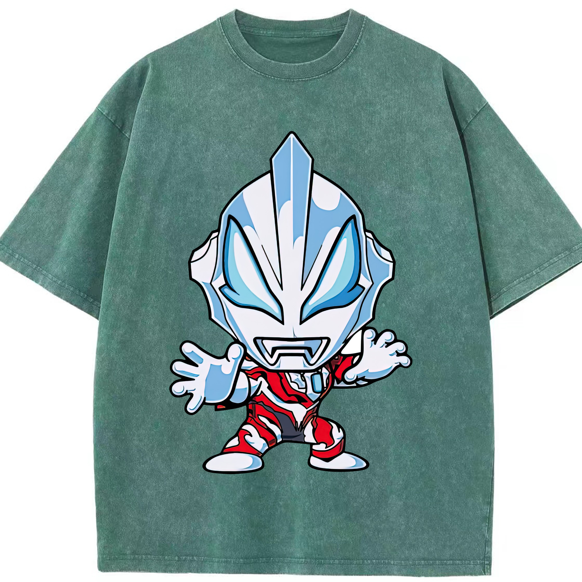 （画像用） ウルトラマン Ultraman 綿100% ヴィンテージ風 半袖Tシャツ（フロントプリント）